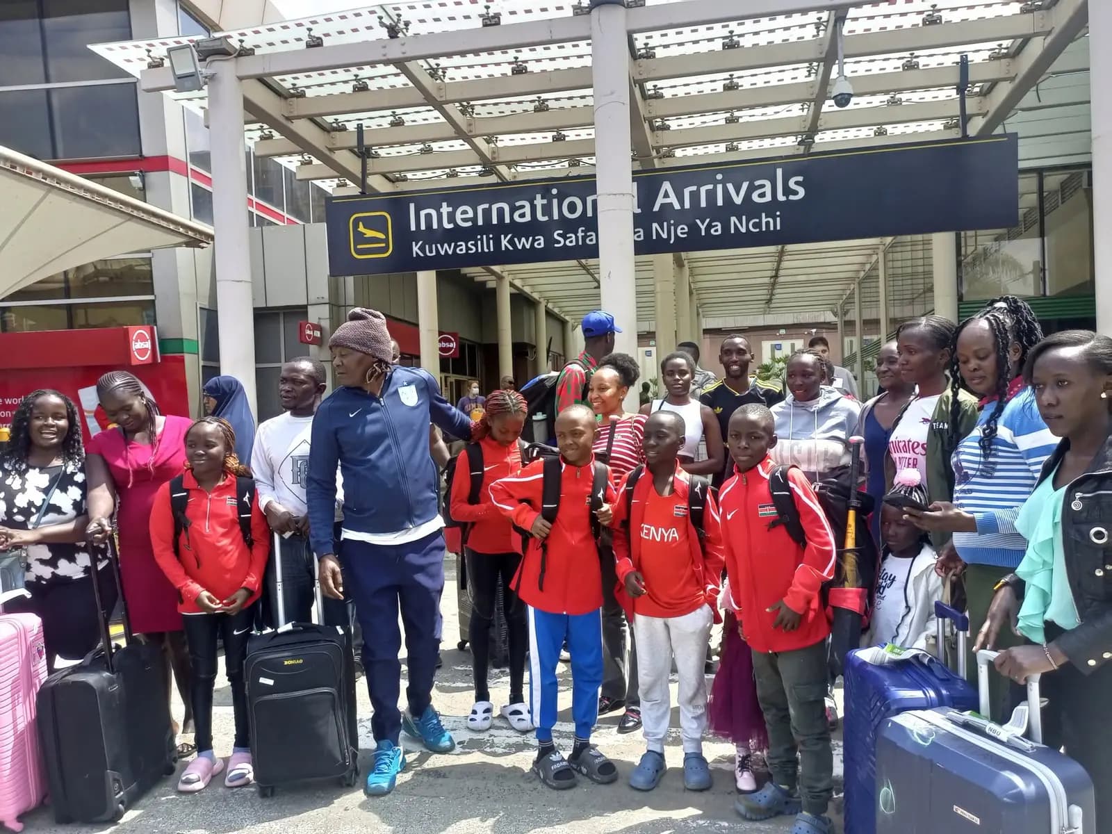 Back at JKIA